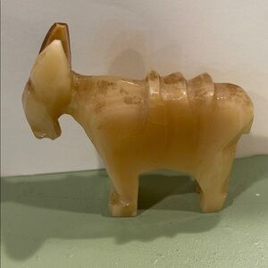 Handcrafted onyx donkey